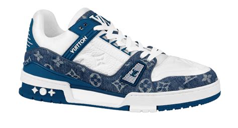 louis vuitton denim trainers.